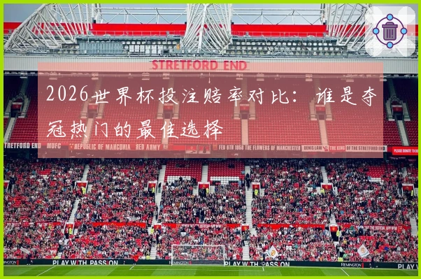 2026世界杯投注赔率对比：谁是夺冠热门的最佳选择